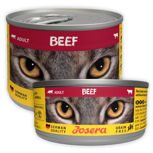 JOSERA Nassfutter BEEF für Katzen