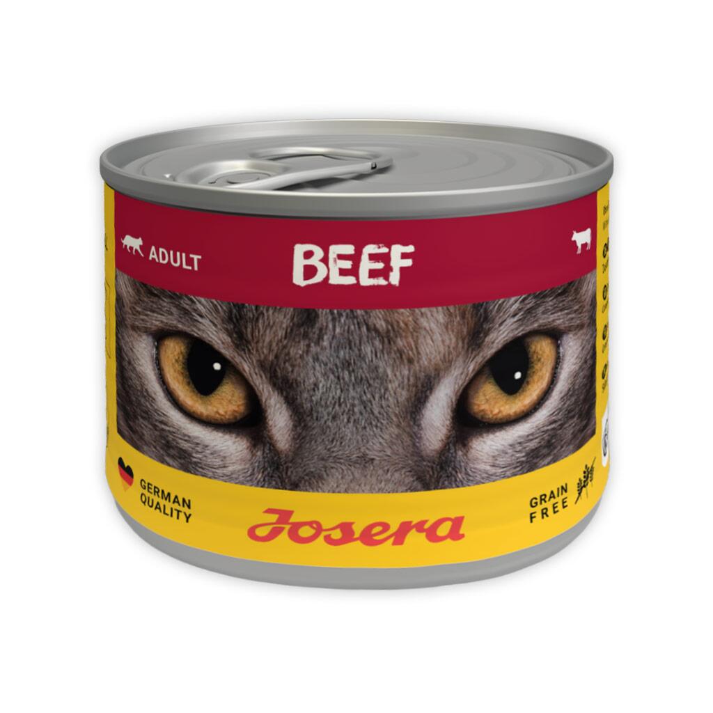 JOSERA Nassfutter BEEF für Katzen 6x 200g