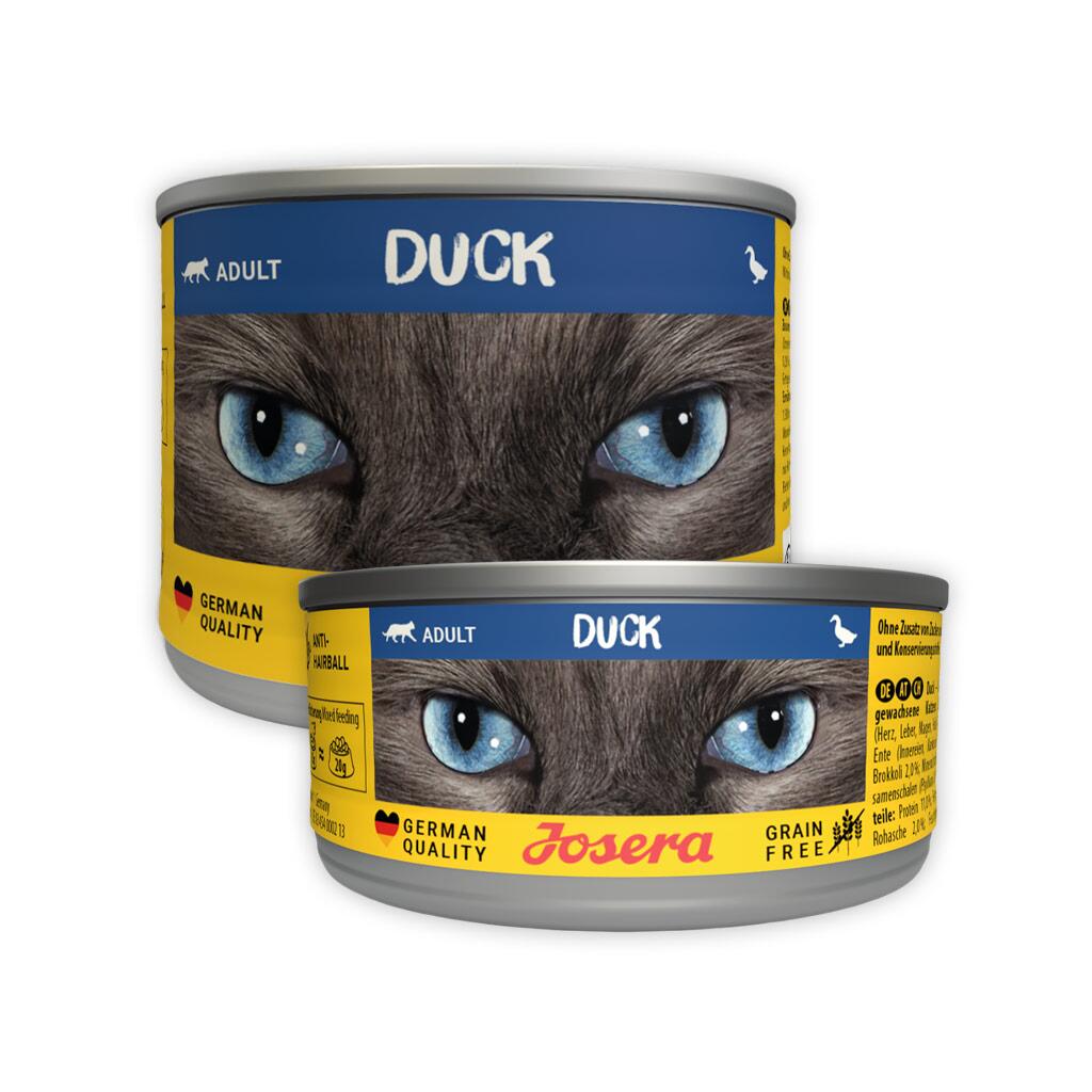 JOSERA Nassfutter DUCK für Katzen