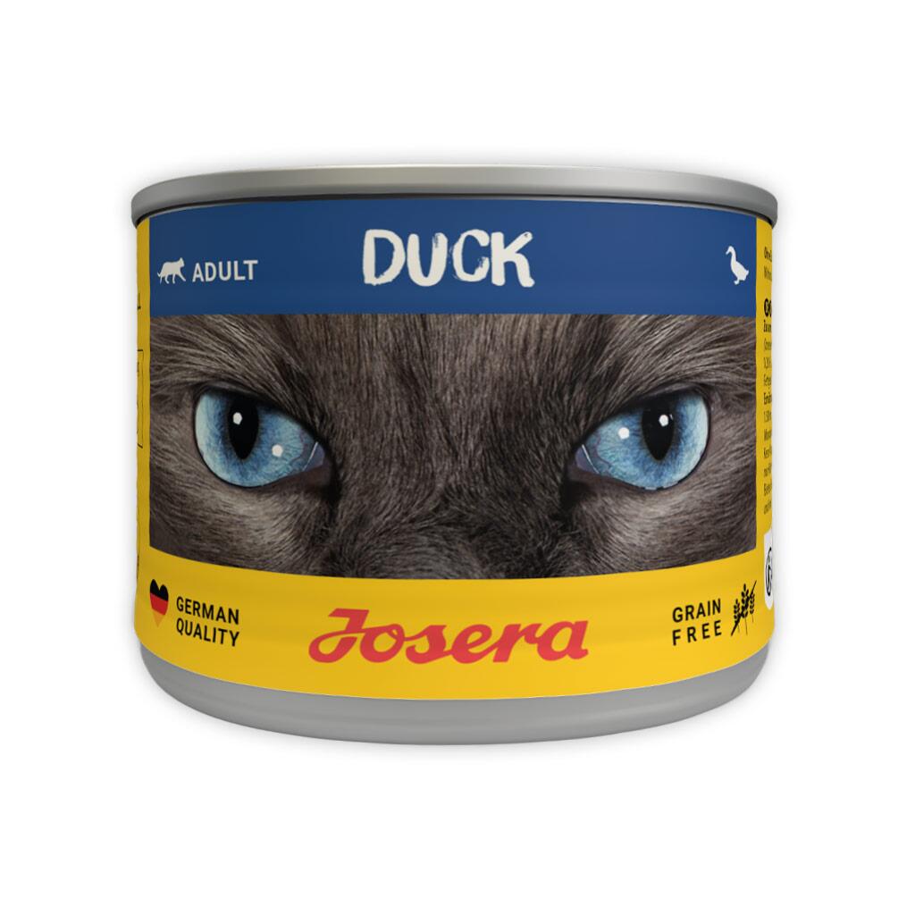 JOSERA Nassfutter DUCK für Katzen 6x 200g