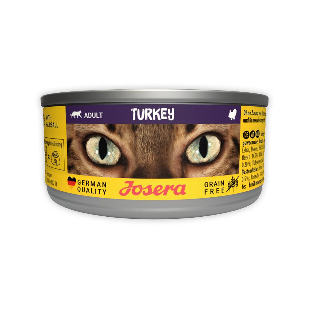 JOSERA Nassfutter TURKEY für Katzen 85g