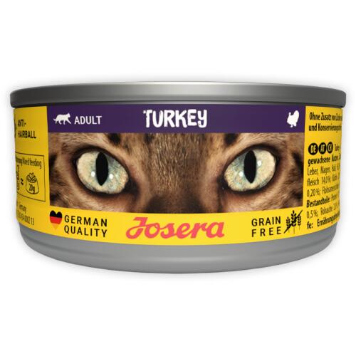 JOSERA Nassfutter TURKEY für Katzen 85g