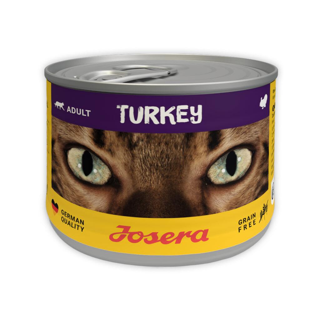 JOSERA Nassfutter TURKEY für Katzen 6x 200g