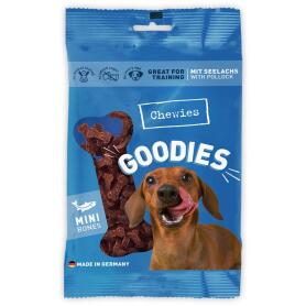 CHEWIES Leckerli GOODIES MINI-SEELACHSKNÖCHELCHEN für Hunde 125g