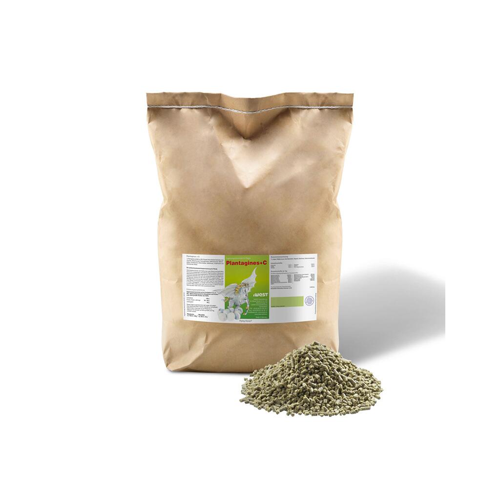 IWEST Ergänzungsfutter PLANTAGINES + C für Pferde 5kg Nachfüllsack