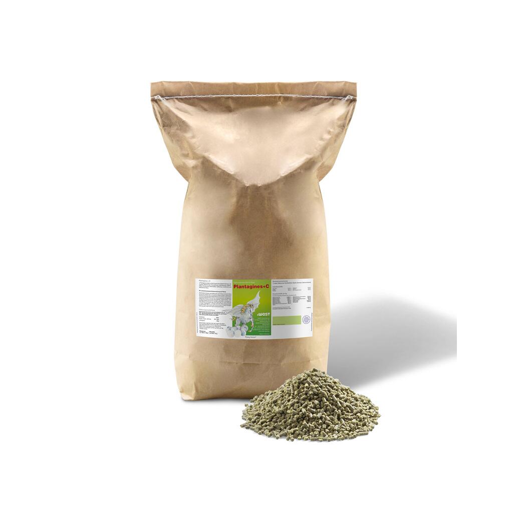 IWEST Ergänzungsfutter PLANTAGINES + C für Pferde 10kg Nachfüllsack
