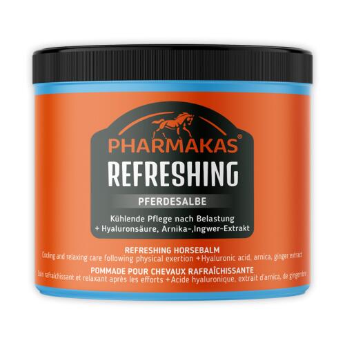 PHARMAKAS Gesundheitspflege REFRESHING PFERDESALBE für Pferde 500ml