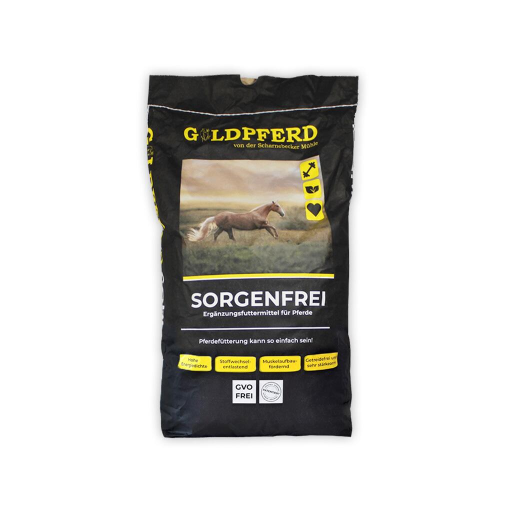 SCHARNEBECKER MÜHLE Futter GOLDPFERD SORGENFREI für Pferde 5kg