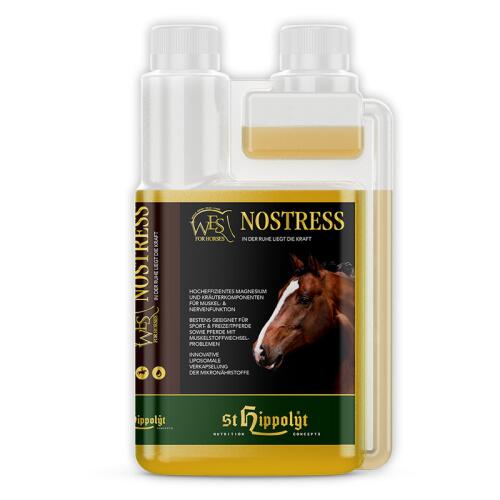 WES FOR HORSES Ergänzungsfutter NOSTRESS für Pferde 1l