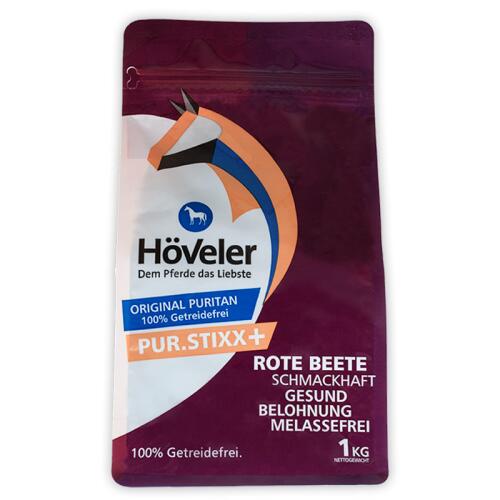 HÖVELER Leckerli PUR.STIXX+ ROTE BEETE für Pferde 1kg