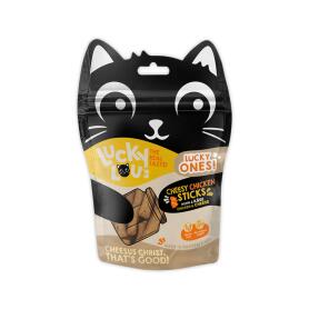 LUCKY LOU Leckerli LUCKY ONES STICKS KÄSE & HUHN für Katzen 50g