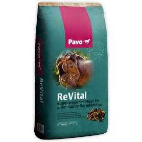 PAVO Futter REVITAL für Pferde 15kg
