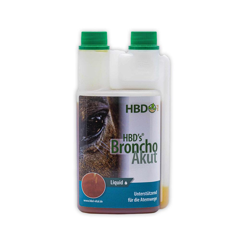 HBDS Ergänzungsfutter BRONCHOAKUT für Pferde 500ml