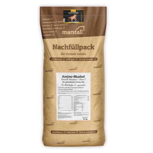 MARSTALL Ergänzungsfutter AMINO-MUSKEL für Pferde 10kg Nachfüllpack