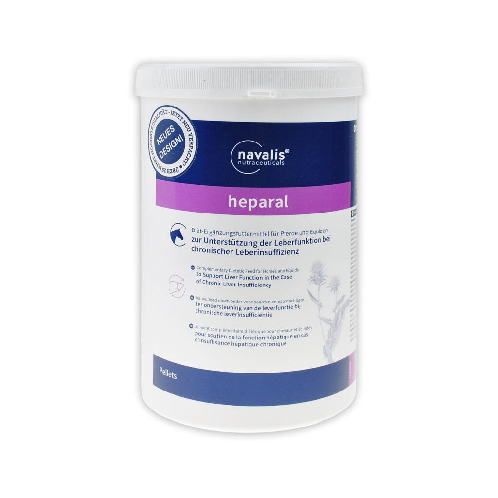 NAVALIS Ergänzungsfutter HEPARAL HORSE PELLETS für Pferde 1kg