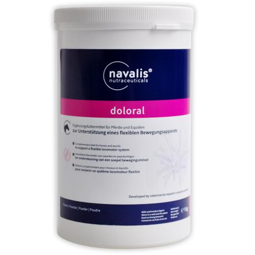 NAVALIS Ergänzungsfutter DOLORAL HORSE PULVER für Pferde 1kg