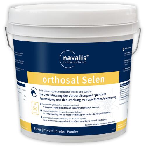 NAVALIS Ergänzungsfutter ORTHOSAL SELEN HORSE PULVER für Pferde 5kg