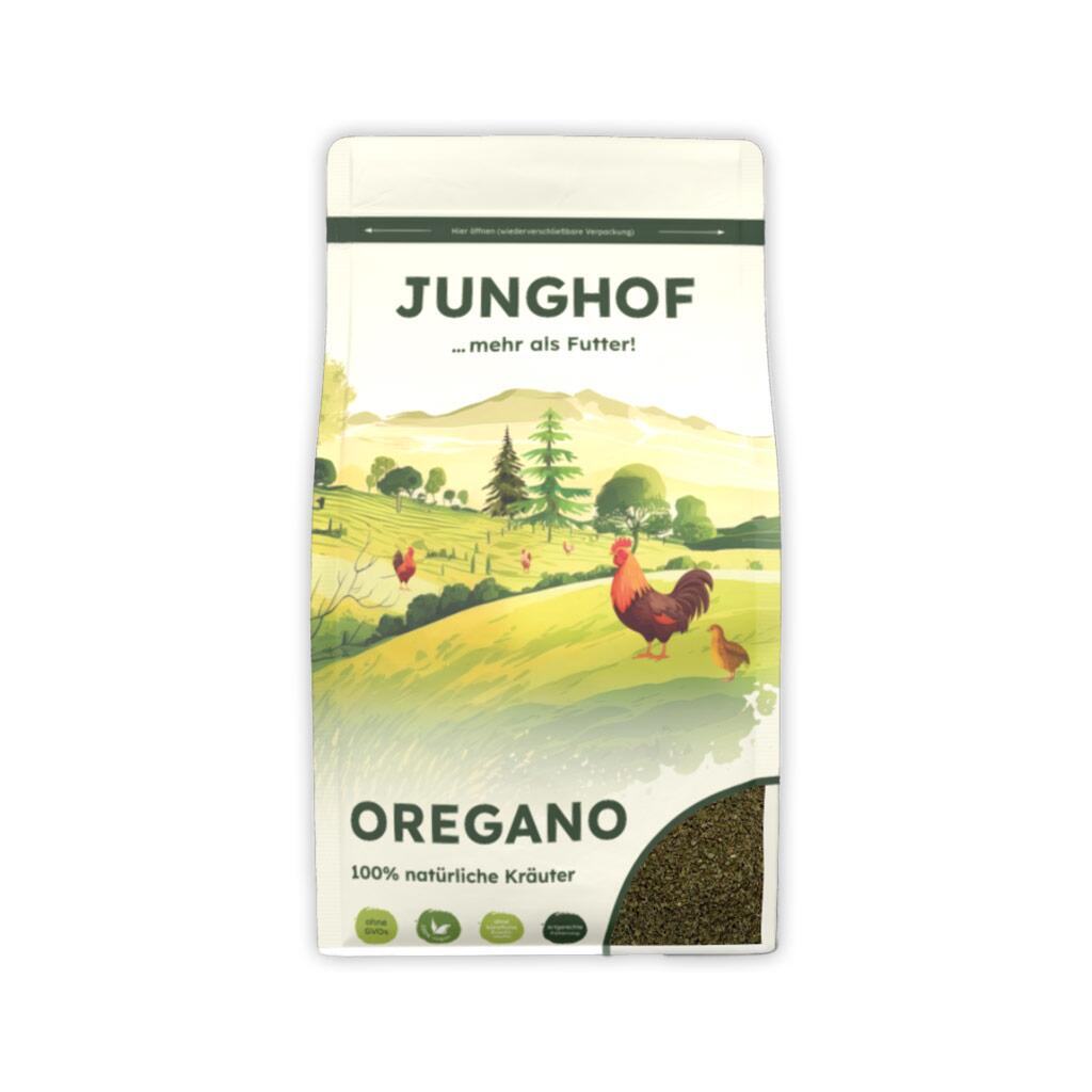 JUNGHOF Ergänzungsfutter OREGANO für Geflügel 150g