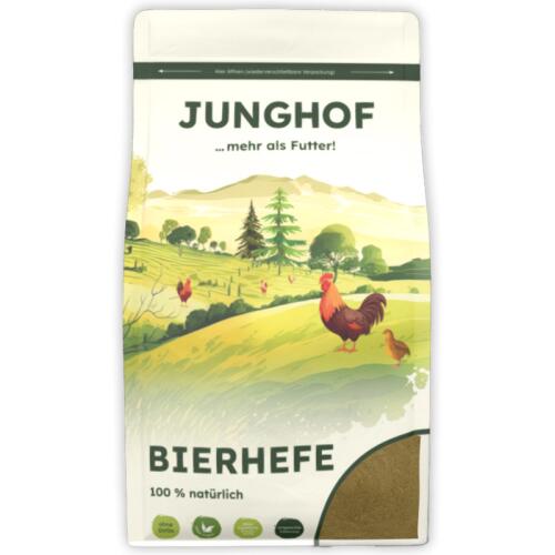 JUNGHOF Ergänzungsfutter BIERHEFE für Geflügel 750g