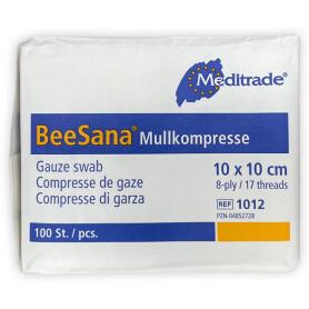 FS Verbandmaterial MULLKOMPRESSEN 10x10cm 8fach 100 Stück