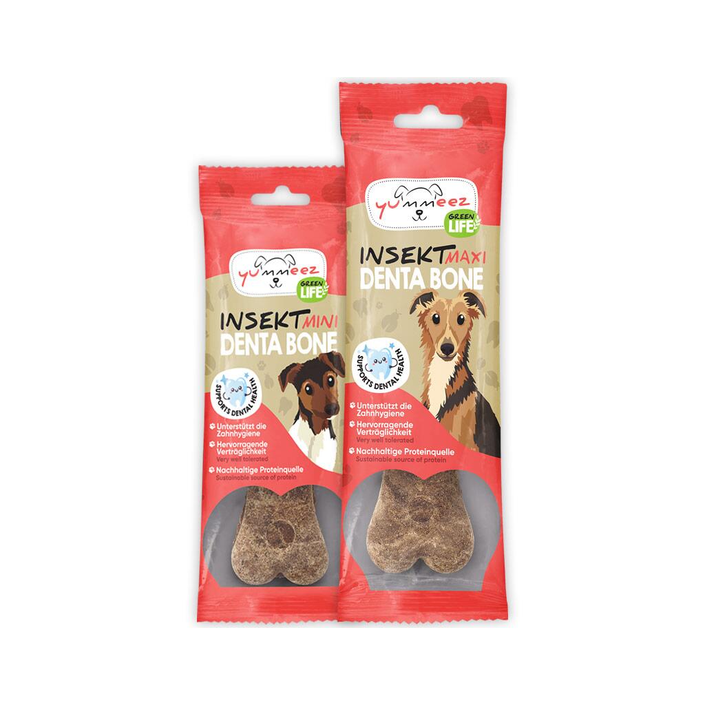 YUMMEEZ GREEN LIFE Leckerli INSEKT DENTA BONE für Hunde