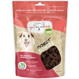 YUMMEEZ GREEN LIFE Leckerli INSECT BONIES für Hunde...