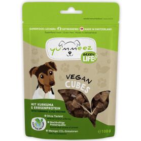 YUMMEEZ GREEN LIFE Leckerli VEGAN CUBES für Hunde 100g