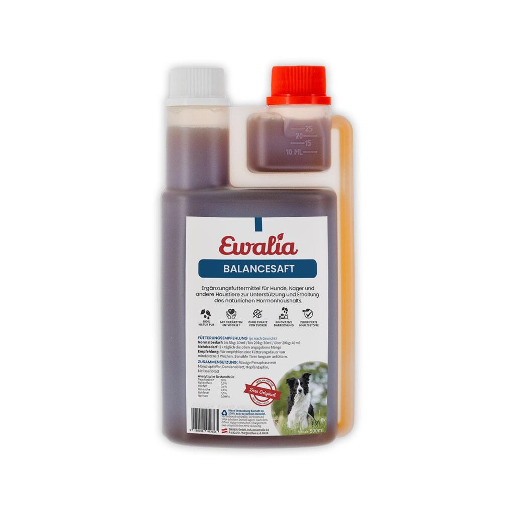 EWALIA Ergänzungsfutter BALANCESAFT für Hunde 500ml