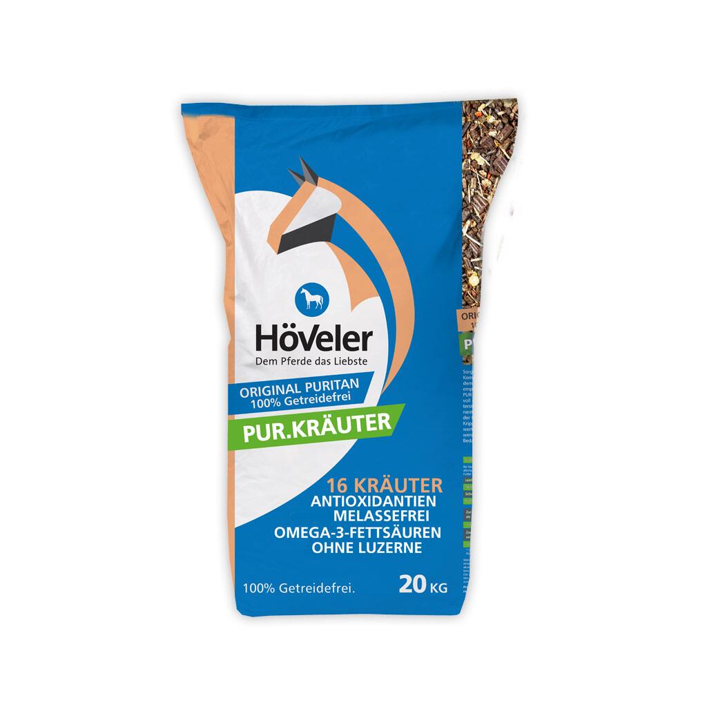 HÖVELER Futter PUR.KRÄUTER für Pferde 20kg