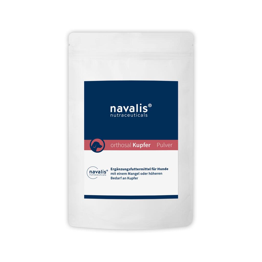 NAVALIS Ergänzungsfutter ORTHOSAL KUPFER DOG PULVER für Hunde 150g
