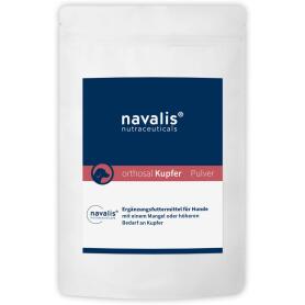 NAVALIS Ergänzungsfutter ORTHOSAL KUPFER DOG PULVER...