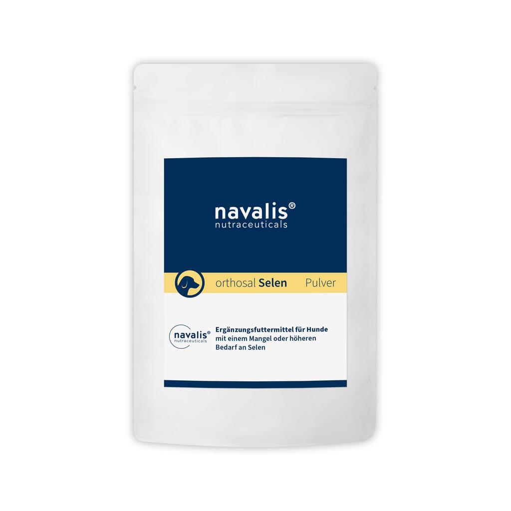 NAVALIS Ergänzungsfutter ORTHOSAL SELEN DOG PULVER für Hunde 150g