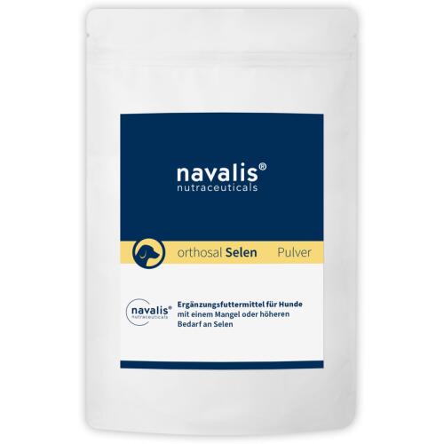 NAVALIS Ergänzungsfutter ORTHOSAL SELEN DOG PULVER für Hunde 150g