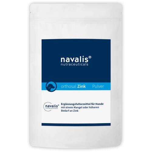 NAVALIS Ergänzungsfutter ORTHOSAL ZINK DOG PULVER für Hunde 150g