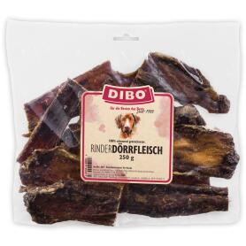 DIBO Leckerli RINDER-DÖRRFLEISCH für Hunde 250g