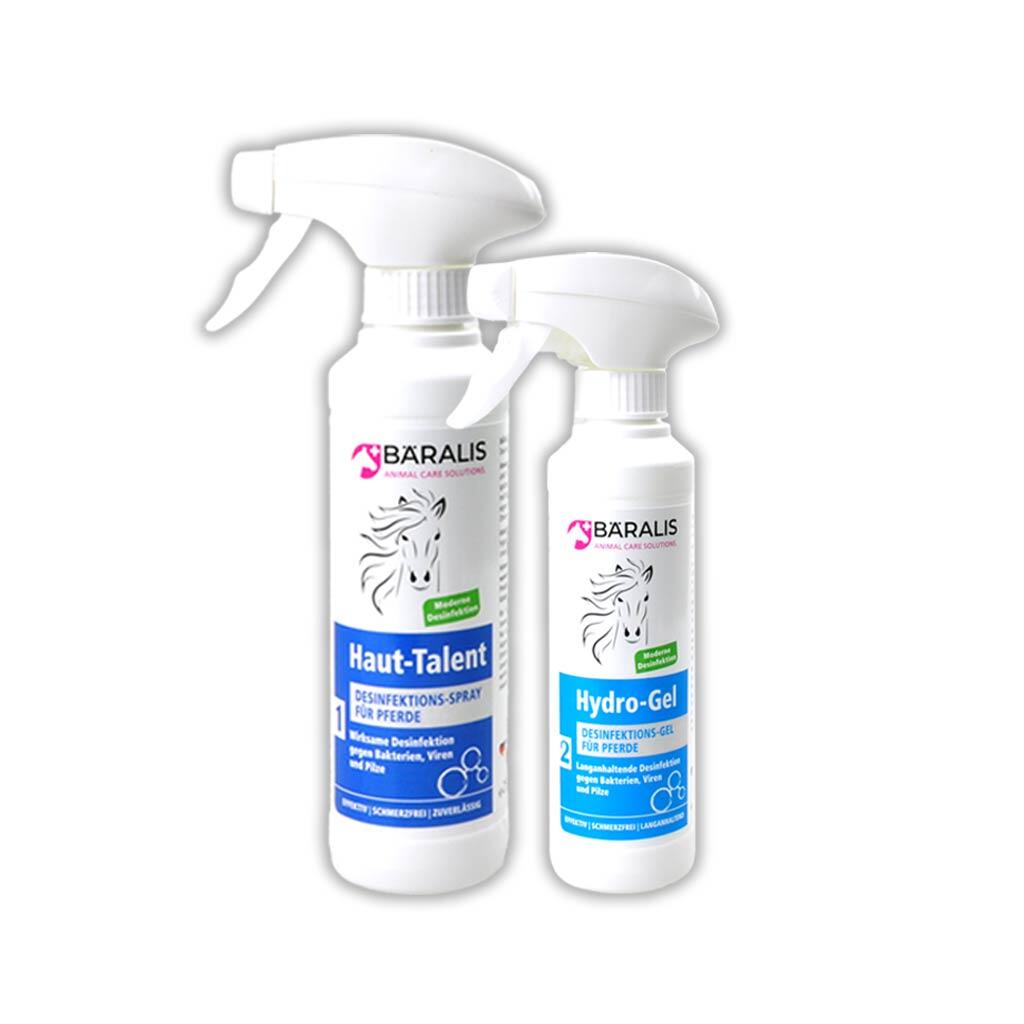 BÄRALIS Hautpflege BUNDLE HAUT-TALENT & HYDRO-GEL für Pferde 500ml + 250ml