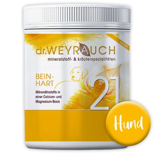 DR. WEYRAUCH Ergänzungsfutter NR. 21 BEINHART für Hunde 150g Pulver