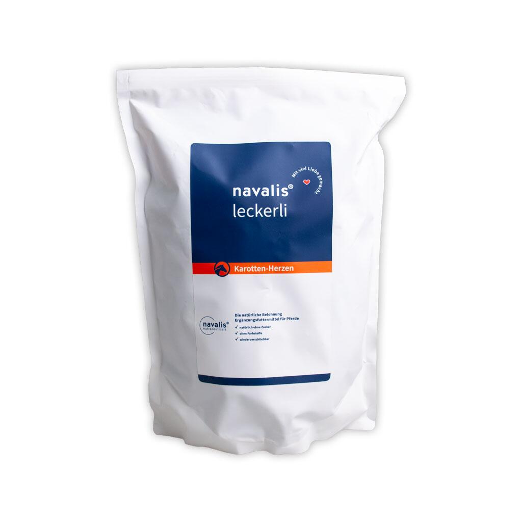 NAVALIS Leckerli KAROTTEN-HERZEN für Pferde 1,2kg