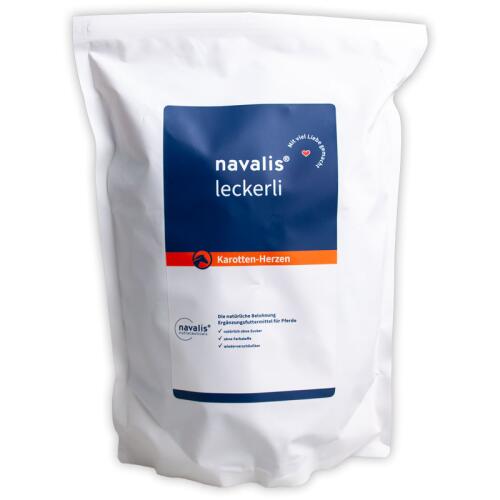 NAVALIS Leckerli KAROTTEN-HERZEN für Pferde 1,2kg