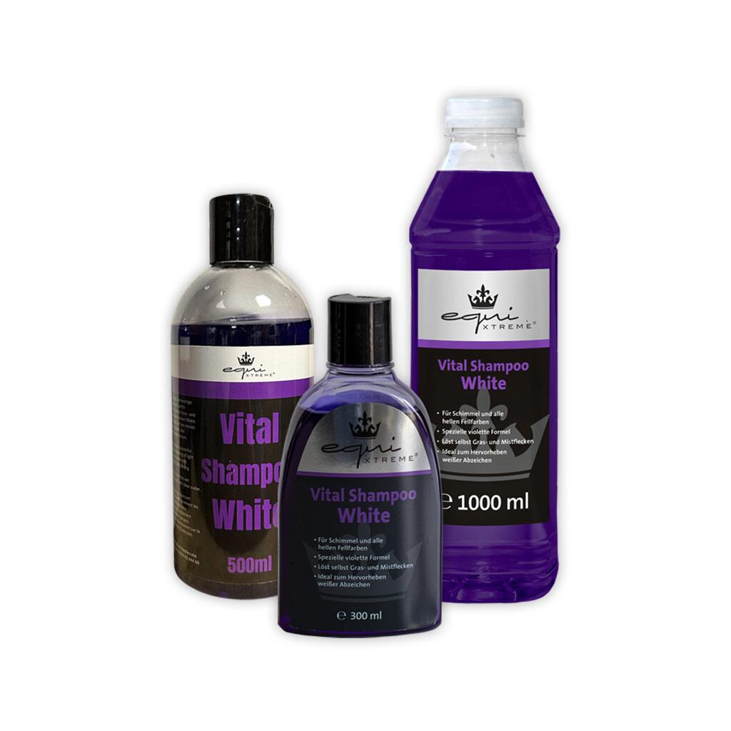 EQUIXTREME Fellpflege VITAL SHAMPOO WHITE für Pferde