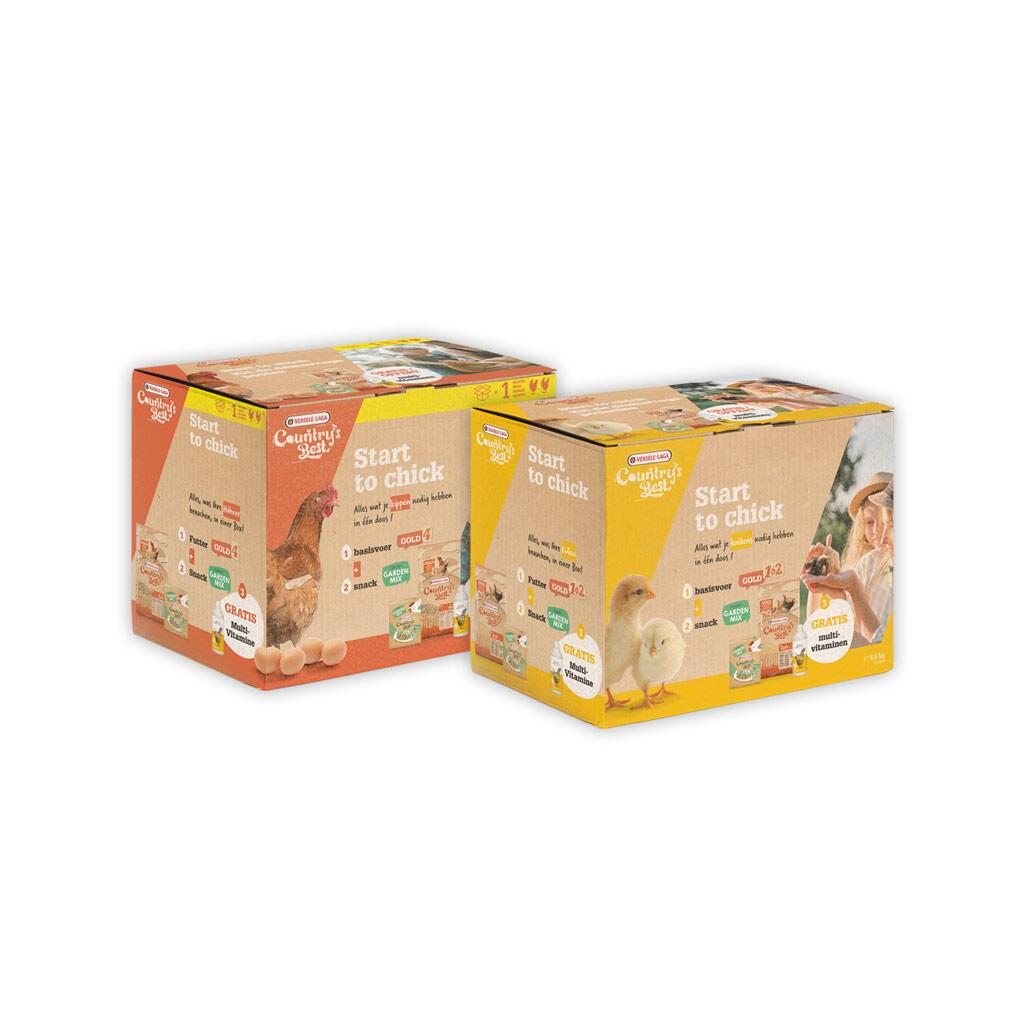 COUNTRYS BEST Futter START TO CHICK BOX für Hühner oder Küken