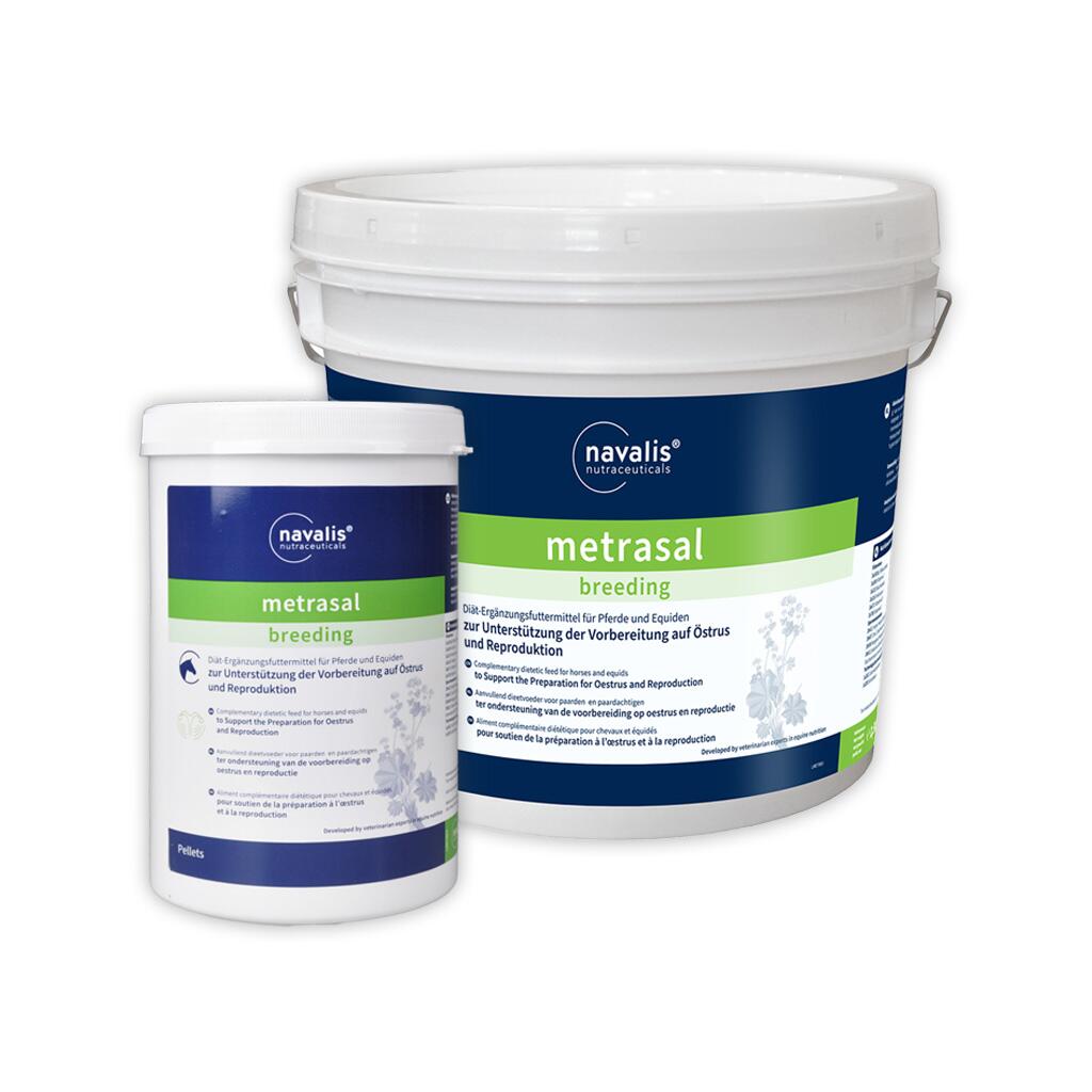 NAVALIS Ergänzungsfutter METRASAL BREEDING HORSE PELLETS für Pferde