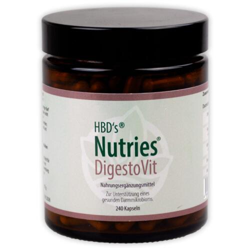 HBDS Nahrungsergänzung NUTRIES DIGESTOVIT HUMAN für den Mensch Kapseln 240 Stück