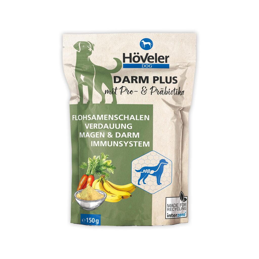 HÖVELER DOG Ergänzungsfutter DARM PLUS für Hunde 150g