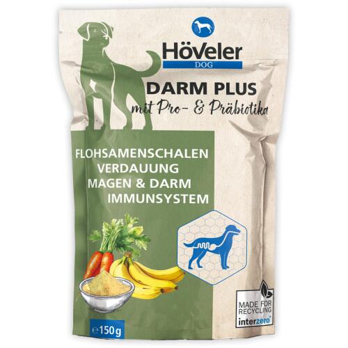 HÖVELER DOG Ergänzungsfutter DARM PLUS für Hunde 150g