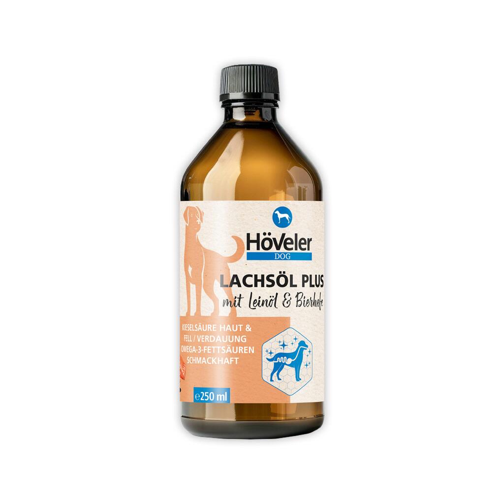 HÖVELER DOG Ergänzungsfutter LACHSÖL PLUS für Hunde 250ml