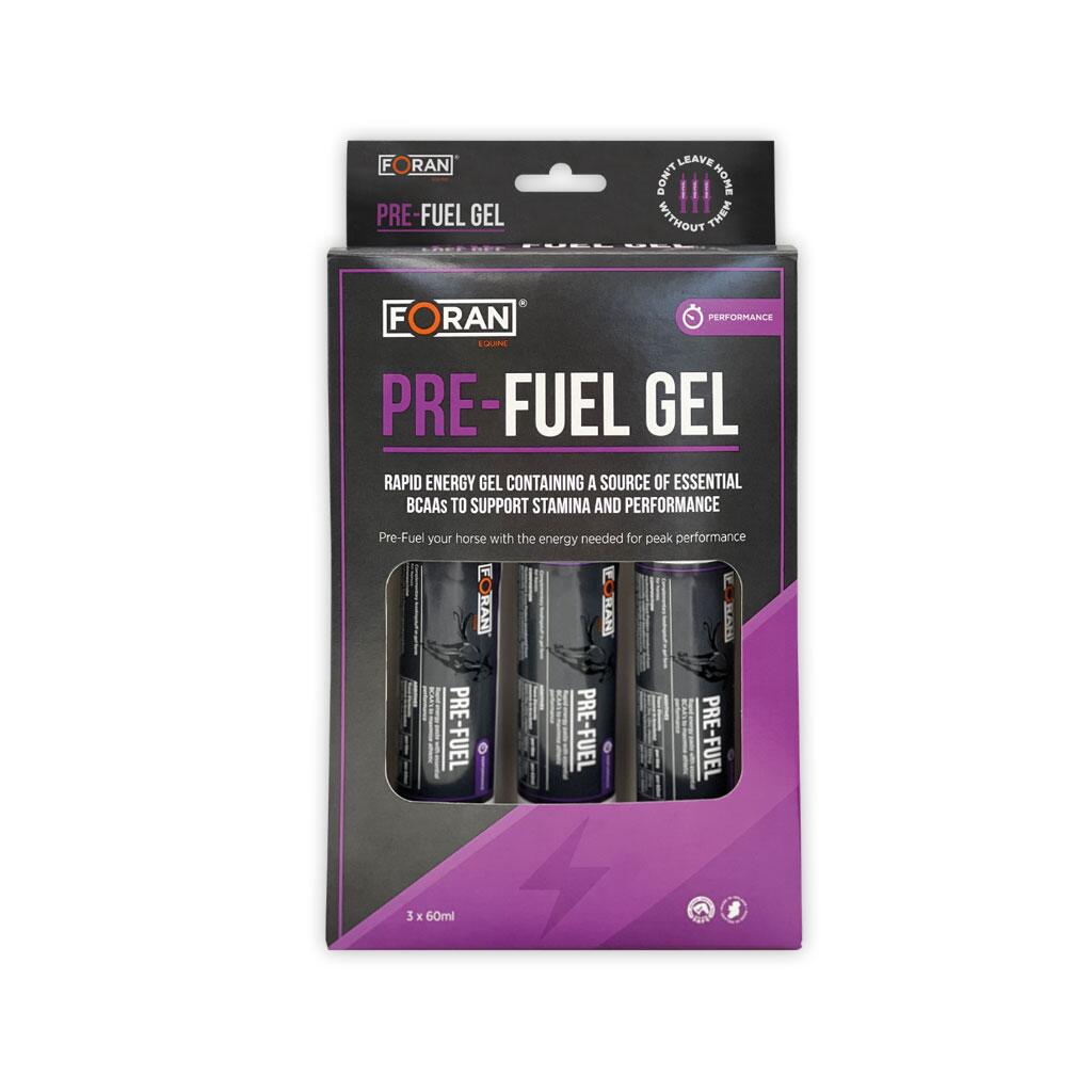 FORAN Ergänzungsfutter PRE-FUEL GEL für Pferde 3x60ml