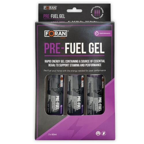 FORAN Ergänzungsfutter PRE-FUEL GEL für Pferde 3x60ml