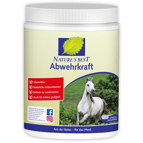 NATURES BEST Ergänzungsfutter ABWEHRKRAFT für Pferde 400g