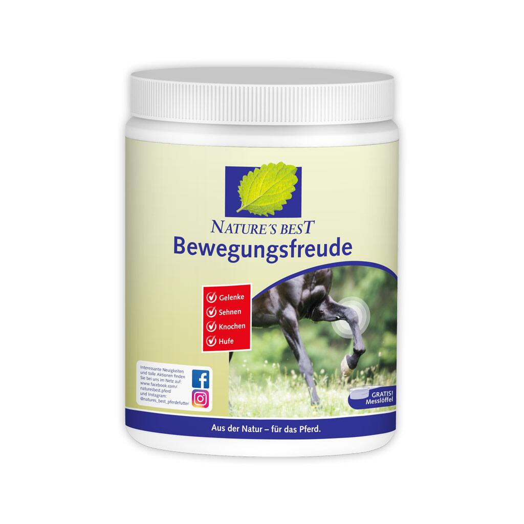NATURES BEST Ergänzungsfutter BEWEGUNGSFREUDE für Pferde 600g